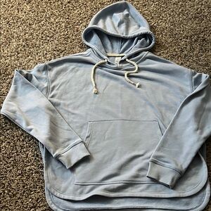 Girls Light Blue Hoodie Sweater